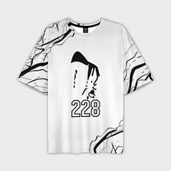 Мужская футболка оверсайз 228 rap