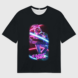 Мужская футболка оверсайз Five Nights at Freddys: Security Breach - Глэмрок