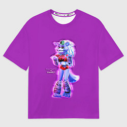 Футболка оверсайз мужская Five Nights at Freddys: Security Breach Волчица Ро, цвет: 3D-принт