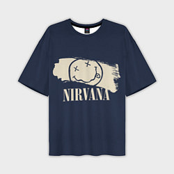 Мужская футболка оверсайз NIRVANA Рок Группа