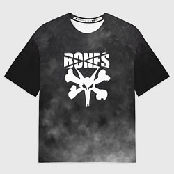 Мужская футболка оверсайз BONES