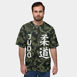 Футболка оверсайз мужская JUDO МИЛИТАРИ, цвет: 3D-принт — фото 2
