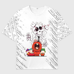 Мужская футболка оверсайз Южный парк - персонажи мультфильма South Park