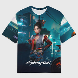 Мужская футболка оверсайз Panam cyberpunk 2077