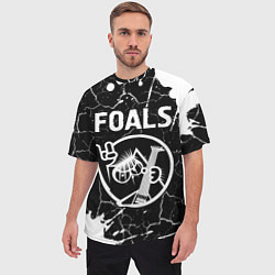 Футболка оверсайз мужская Foals КОТ Краска, цвет: 3D-принт — фото 2
