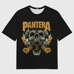 Мужская футболка оверсайз PANTERA Mouth For War