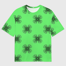 Футболка оверсайз мужская АБСТРАКТНАЯ ПРИЗМА, цвет: 3D-принт