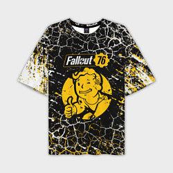 Футболка оверсайз мужская Fallout 76 bethesda, цвет: 3D-принт