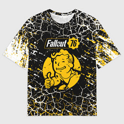 Футболка оверсайз мужская Fallout 76 bethesda, цвет: 3D-принт