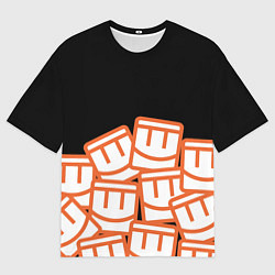 Мужская футболка оверсайз Куча смайликов из REC ROOM