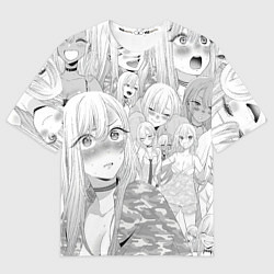 Футболка оверсайз мужская Marin Kitagawa: Pencil Art, цвет: 3D-принт