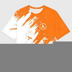 Футболка оверсайз мужская Half-life texture, цвет: 3D-принт