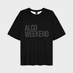 Мужская футболка оверсайз Alco weekend