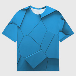 Футболка оверсайз мужская 3д геометрия, цвет: 3D-принт