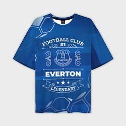 Мужская футболка оверсайз Everton