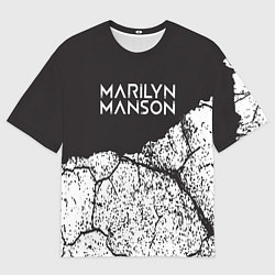 Мужская футболка оверсайз Marilyn manson