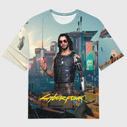 Мужская футболка оверсайз Vi Cyberpunk2077