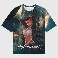 Мужская футболка оверсайз VI ВИ CYBERPUNK2077