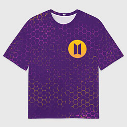 Мужская футболка оверсайз БТС Графика