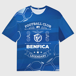 Футболка оверсайз мужская Benfica FC 1, цвет: 3D-принт