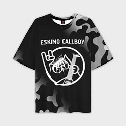 Футболка оверсайз мужская Eskimo Callboy - КОТ - Камуфляж, цвет: 3D-принт