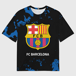 Мужская футболка оверсайз БАРСЕЛОНА Камуфляж