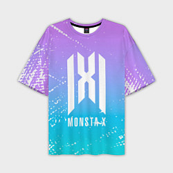 Футболка оверсайз мужская Monsta x neon, цвет: 3D-принт