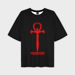 Мужская футболка оверсайз Vampire: The Masquerade - Bloodhunt Logo Лого