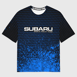 Мужская футболка оверсайз SUBARU RACING Арт
