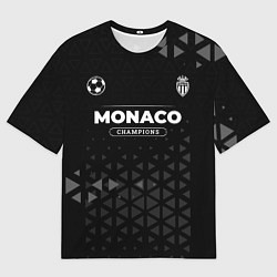Футболка оверсайз мужская Monaco Форма Champions, цвет: 3D-принт