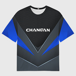 Футболка оверсайз мужская CHANGAN - TECHNOLOGY ARMOR, цвет: 3D-принт