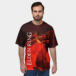 Футболка оверсайз мужская MALENIA - ELDEN RING ЕЛДЕН РИНГ, цвет: 3D-принт — фото 2
