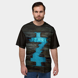 Футболка оверсайз мужская Z - OZARK, цвет: 3D-принт — фото 2