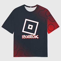 Мужская футболка оверсайз Roblox : logo