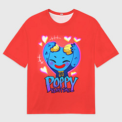 Футболка оверсайз мужская POPPY PLAYTIME CUTE HAGGY WAGGY - милый Хагги Вагг, цвет: 3D-принт