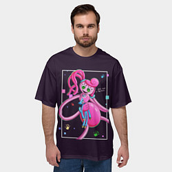 Футболка оверсайз мужская POPPY PLAYTIME - Mommy long legs, цвет: 3D-принт — фото 2