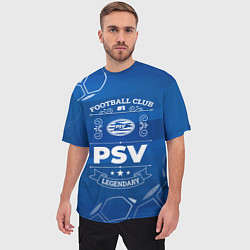 Футболка оверсайз мужская PSV FC 1, цвет: 3D-принт — фото 2