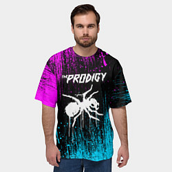Футболка оверсайз мужская The prodigy neon, цвет: 3D-принт — фото 2
