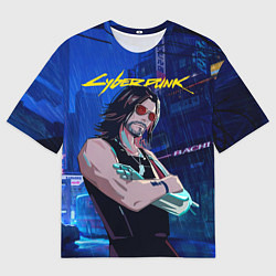 Футболка оверсайз мужская Johnny Cyberpunk2077, цвет: 3D-принт