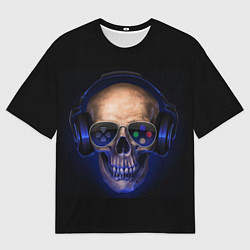 Мужская футболка оверсайз Призрачный геймер