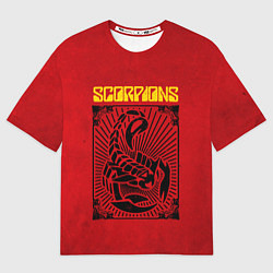 Мужская футболка оверсайз Scorpions Rock Believer