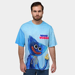 Футболка оверсайз мужская Скромный Хаги Ваги, цвет: 3D-принт — фото 2