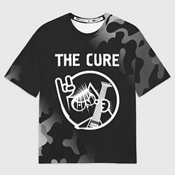Мужская футболка оверсайз The Cure КОТ Камуфляж