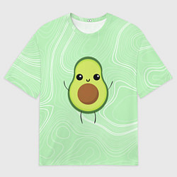 Мужская футболка оверсайз Авокадо avocado