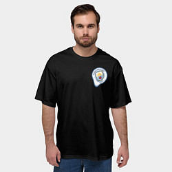 Футболка оверсайз мужская MADCHESTER X MANCHESTER CITY КАК У ГВАРДИОЛЫ, цвет: 3D-принт — фото 2