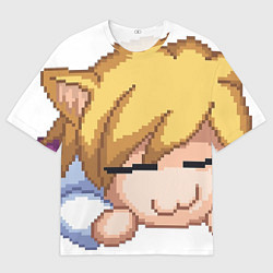 Футболка оверсайз мужская Неко-Арк, цвет: 3D-принт