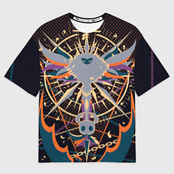 Футболка оверсайз мужская Рыцарь и Лучезарность Hollow Knight, цвет: 3D-принт