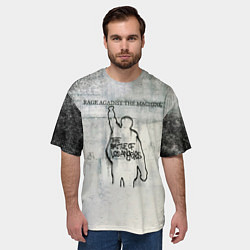 Футболка оверсайз мужская Battle of Los Angeles - Rage Against the Machine, цвет: 3D-принт — фото 2