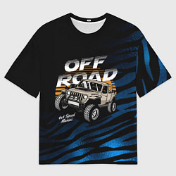 Мужская футболка оверсайз OFF - ROAD Внедорожник