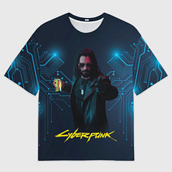 Мужская футболка оверсайз Johnny Cyberpunk2077